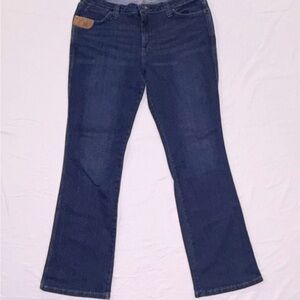 Wrangler Bootcut Blue Stretch Denim Regular Fit 5-Pocket women's Jeans